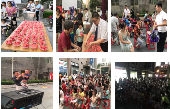  炎炎夏日夜，業(yè)主愜意情